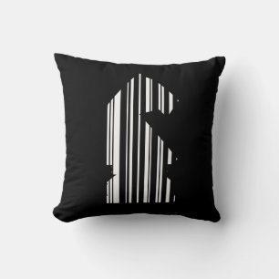 Coussin Code barre de pièce d'échecs de chevalier Modèle d