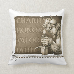 Coussin Code de chevalerie