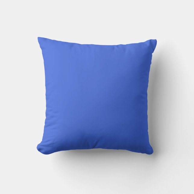 Coussin Code hexadécimal Royal Blue 4169E1 (Recto)