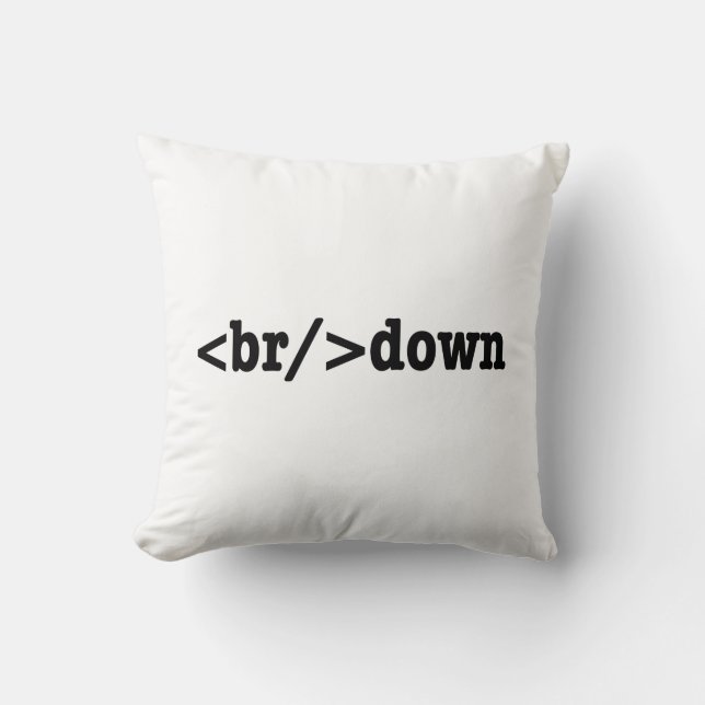Coussin code HTML (Recto)