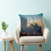 Coussin Coeur Amour bleu Coeur (Chaise)