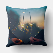 Coussin Coeur Amour bleu Coeur (Verso)