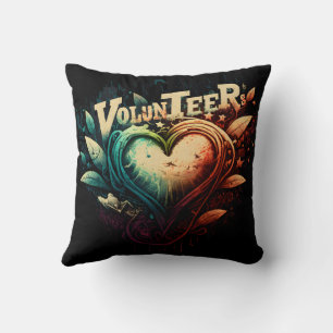 Coussin Coeur bénévole