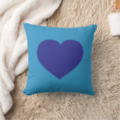 Coussin Coeur bleu (Couverture)