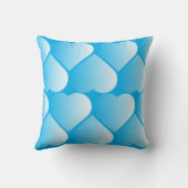Coussin coeur bleu (Verso)