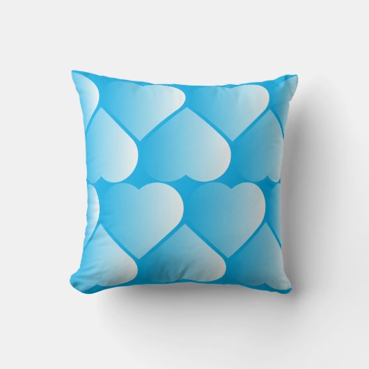 Coussin coeur bleu (Recto)