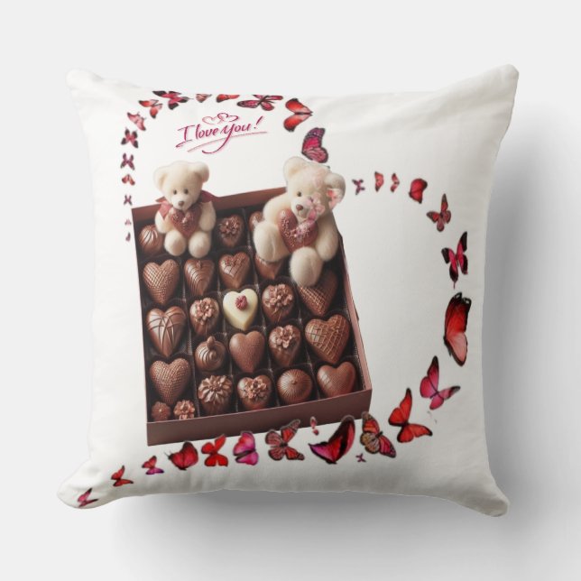 Coussin Cœur d'amour  (Recto)