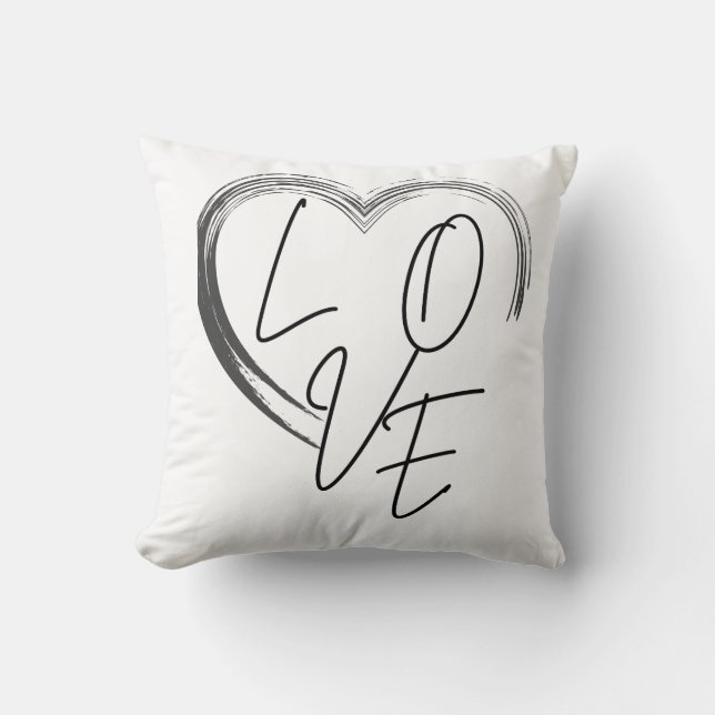 Coussin Coeur d'amour (Recto)