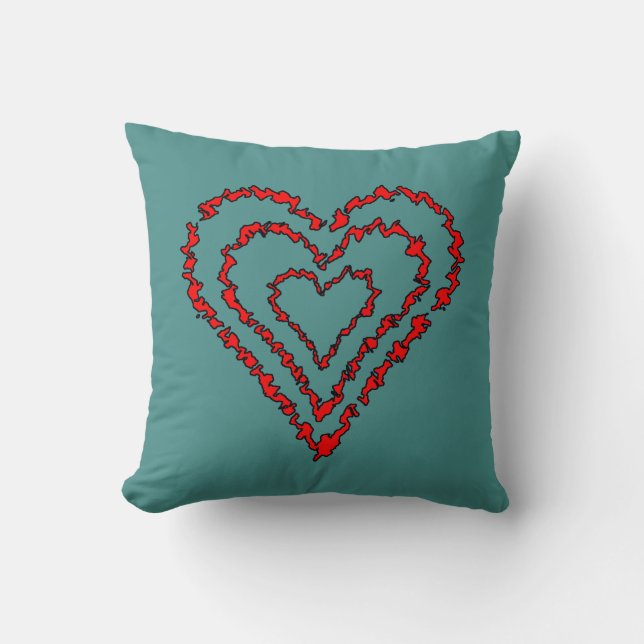 Coussin Coeur d'amour (Recto)