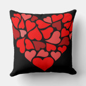 Coussin Cœur d'amour Saint-Valentin (Verso)