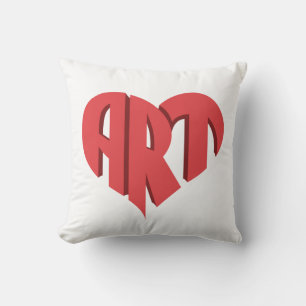 Coussin Coeur d'art