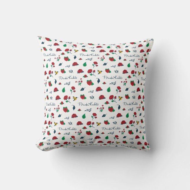 Coussin Coeur de Frida Kahlo | du Mexique (Recto)