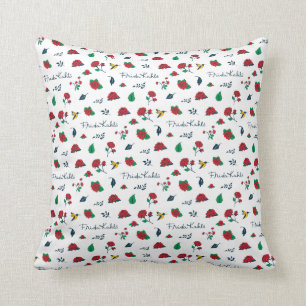 Coussin Coeur de Frida Kahlo du Mexique
