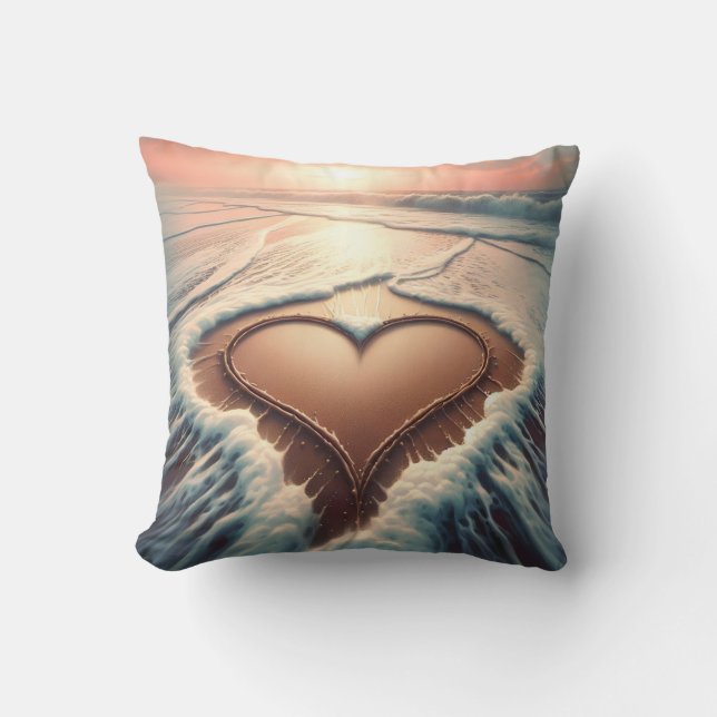 Coussin "Coeur de grâce" Jeu d'oreiller (Recto)