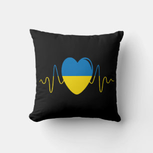 Coussin Coeur de l'Ukraine