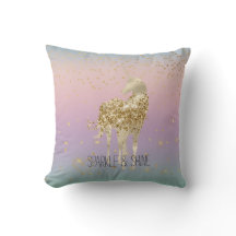 Coeur de Parties scintillant Unicorn Ombre Gold Co