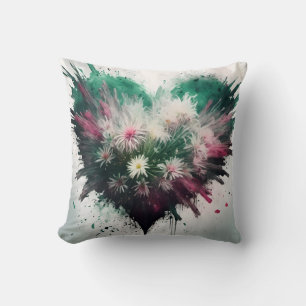Coussin Coeur des fleurs