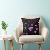 Coussin Coeur d'orchidée moderne mignon (Chaise)