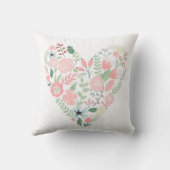 Coussin Coeur floral (Verso)