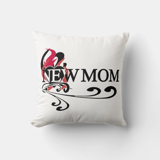 Coussin Coeur gothique Nouveau T-shirts et cadeaux Maman (Recto)