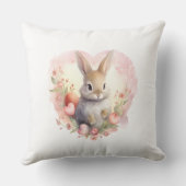 Coussin Coeur lapin bébé (Verso)