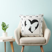 Coussin Coeur papillon (Chaise)
