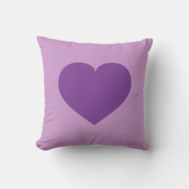 Coussin Coeur pourpre (Recto)