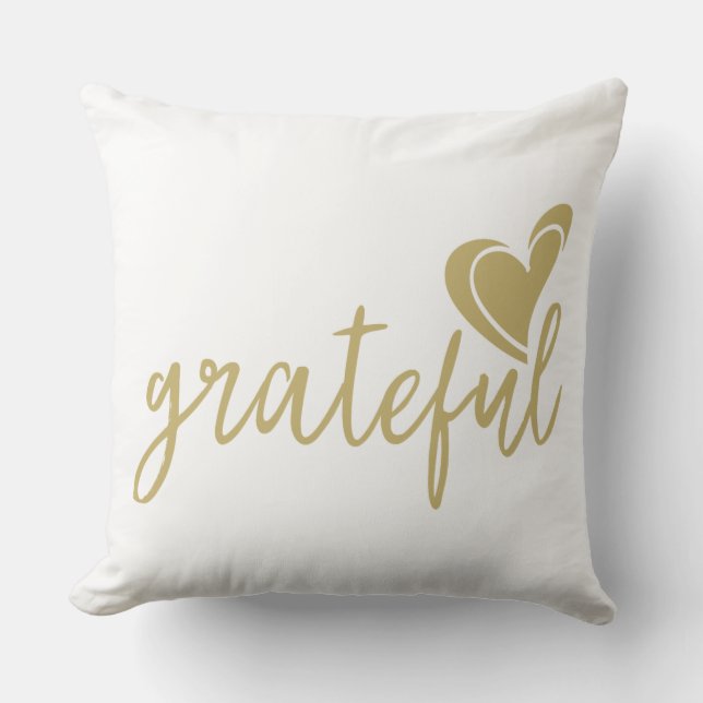 Coussin cœur reconnaissant (Recto)