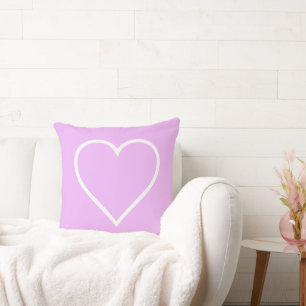 Coussin Coeur rose