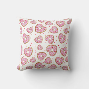 Coussin Coeur rose mignon Cookies