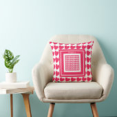 Coussin Coeur rose personnalisé (Chaise)