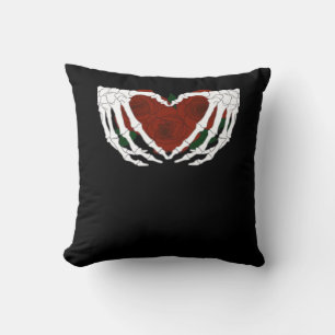 Coussin Coeur squelettique