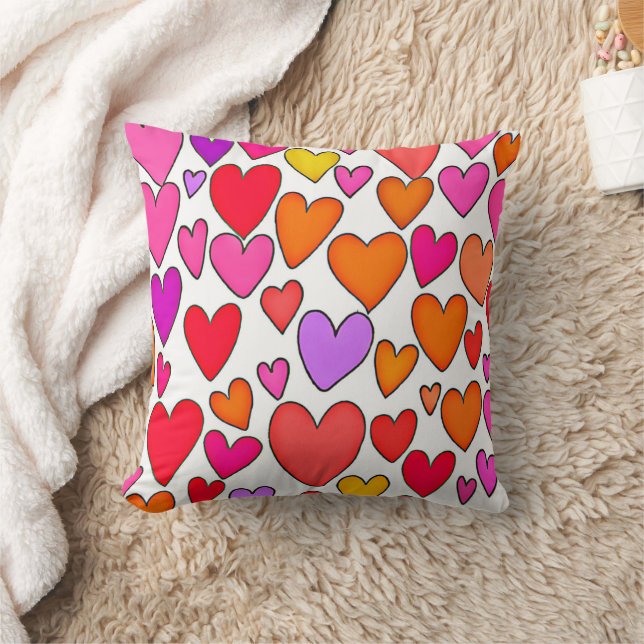 Coussin Coeurs Chic Élégance : Amour Blissant (Couverture)