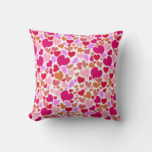 Coussin Coeurs d'amour partout