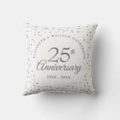 Coussin Cœurs d'Argent 25e Anniversaire (Verso)