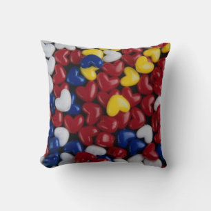 Coussin Coeurs de bonbons
