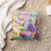 Coussin Cœurs de bonbons Saint-Valentin (Couverture)