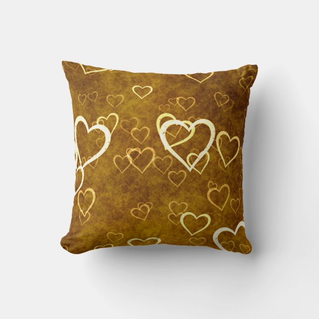 Coussin Coeurs de grogne (Recto)