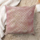 Coussin Coeurs de Parties scintillant en or rose Glam Ombr (Couverture)