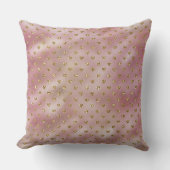 Coussin Coeurs de Parties scintillant en or rose Glam Ombr (Recto)