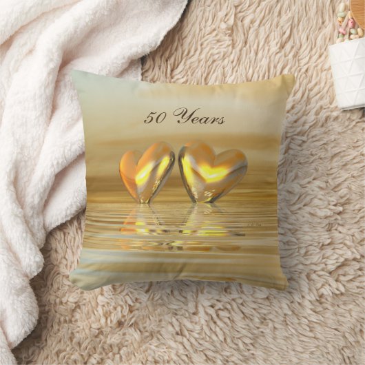 Coussin Coeurs d'or (Couverture)