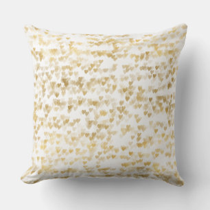 Coussin Coeurs d'or