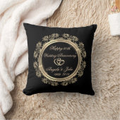 Coussin Cœurs Dorés, Tourbillons 50e Anniversaire de Maria (Couverture)
