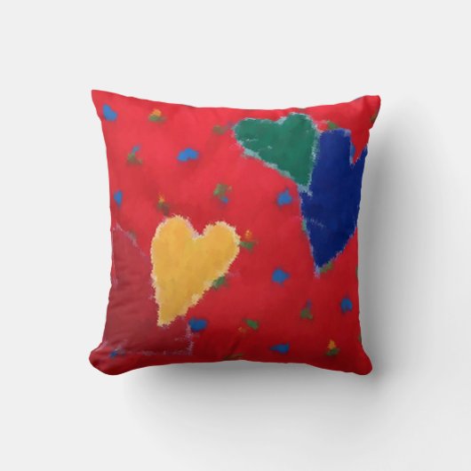 Coussin Coeurs doux (Recto)