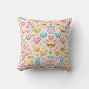 Coussin Cœurs Emoji