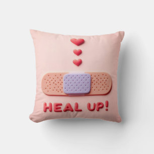 Coussin Coeurs guérisseurs : Un voyage compatissant