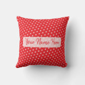 Coussin Cœurs Joyuse Saint-Valentin Moderne Motif d'Amour (Verso)