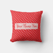 Coussin Cœurs Joyuse Saint-Valentin Moderne Motif d'Amour (Recto)