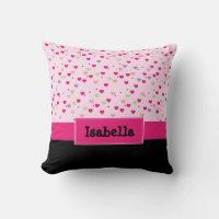 Coeurs pastel sur les filles roses Personnalisé