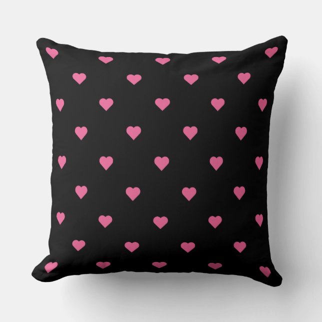 Coussin Coeurs roses (Recto)